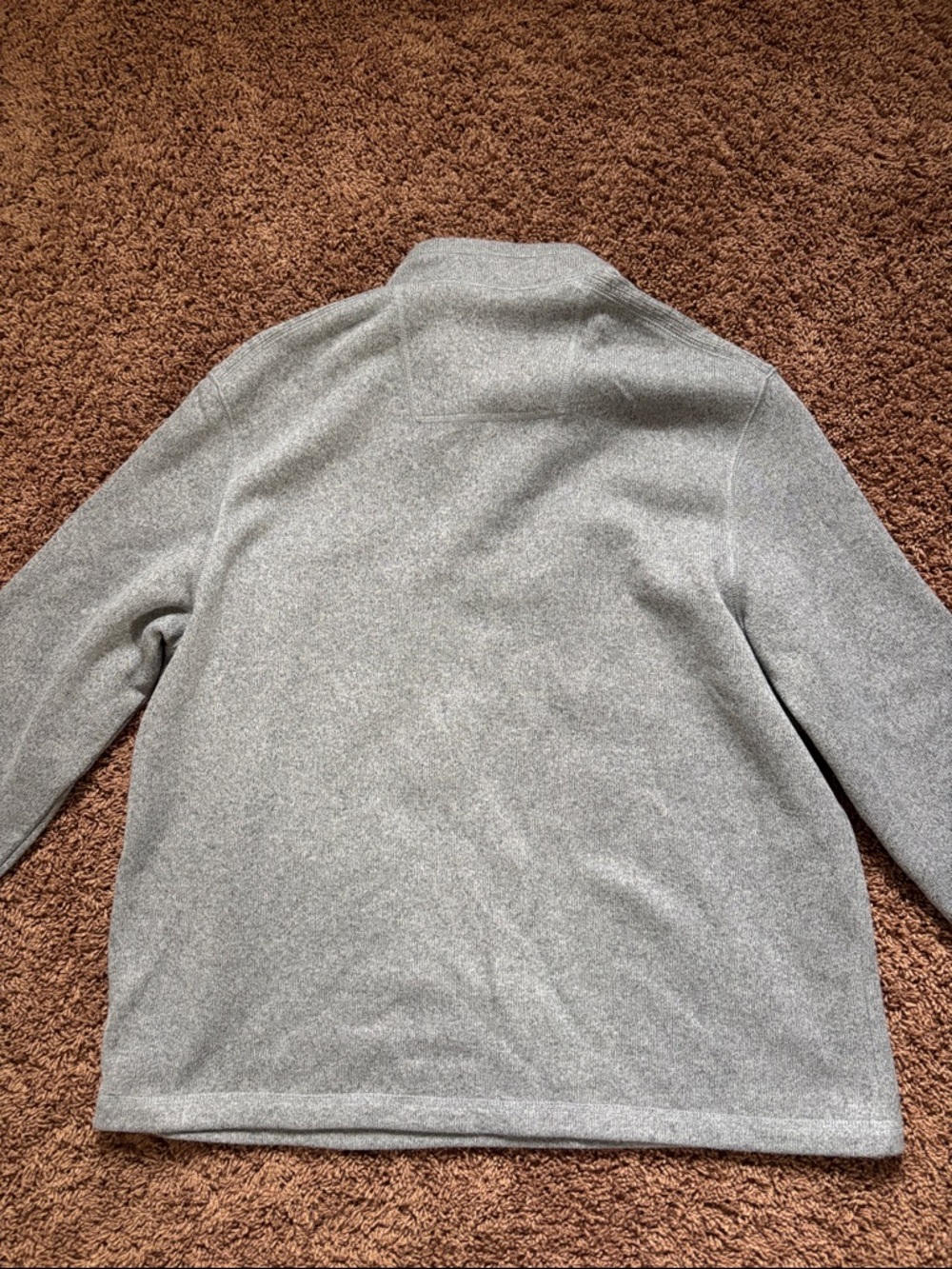 G.H. Bass & Co. Heather Gray Quarter-Snap Pullover - Picture 3 of 3